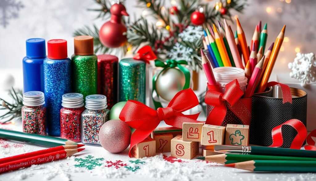 Christmas art supplies