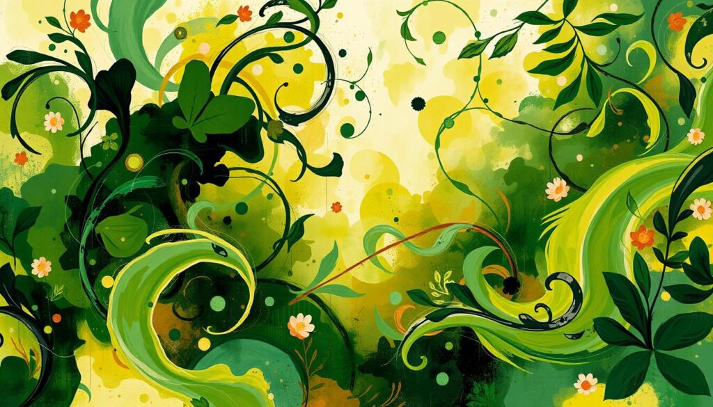 abstract nature canvas art ideas