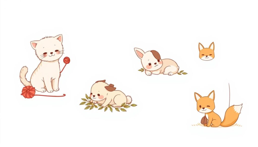 cute animal doodle inspiration