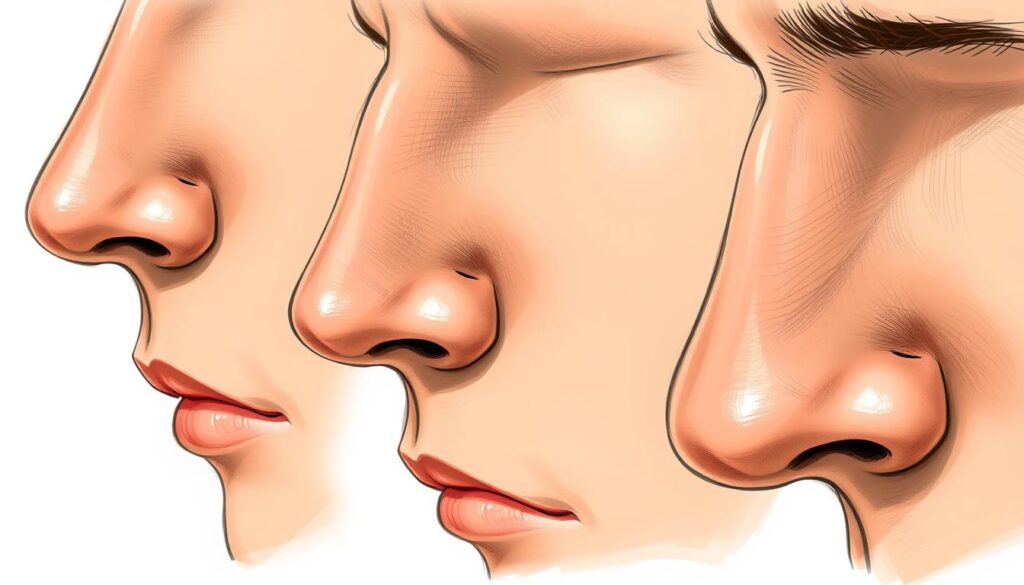 facial features illustration