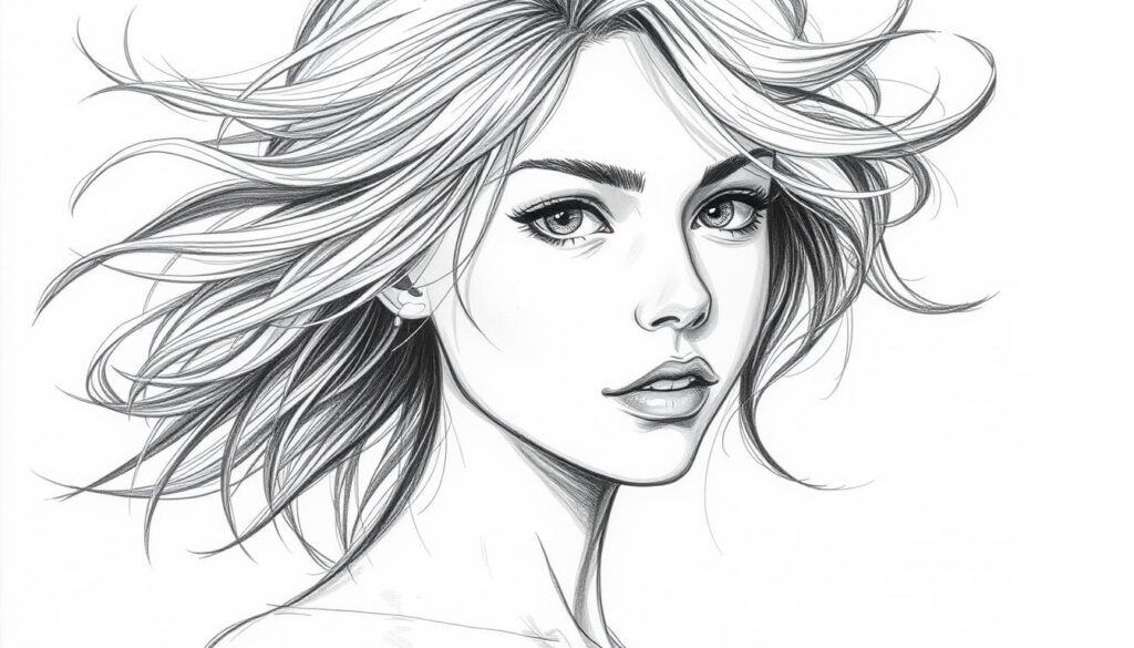 portrait sketching