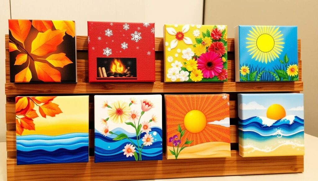 seasonal canvas crafts