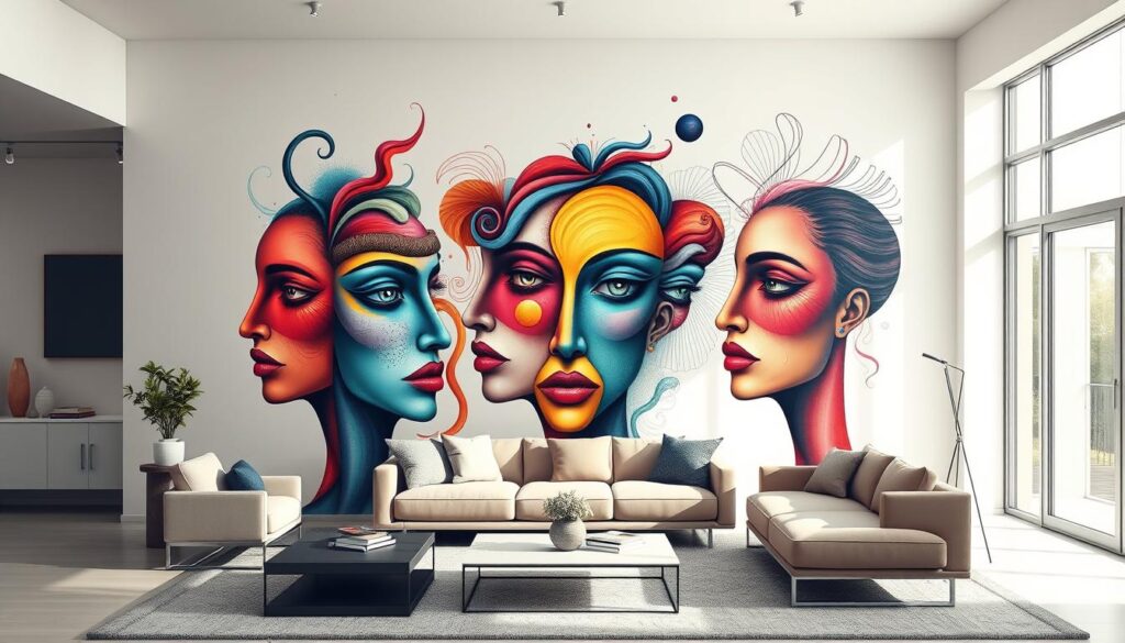 abstract face art concepts