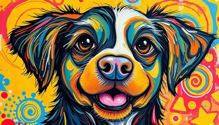 dog canvas painting ideas