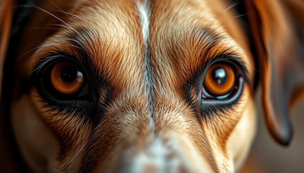 dog eyes painting