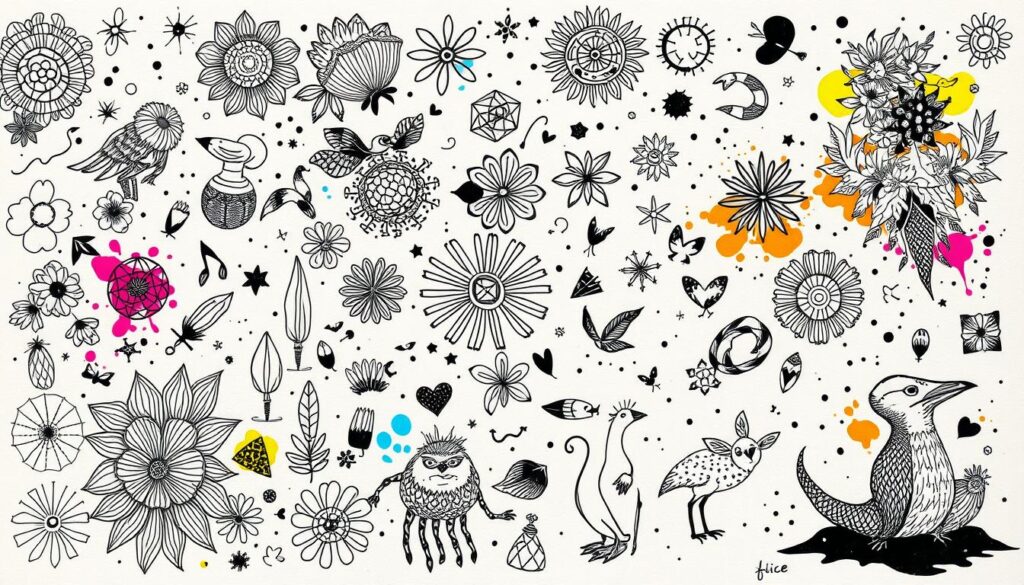 ink pen art ideas