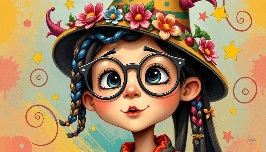 whimsical character art